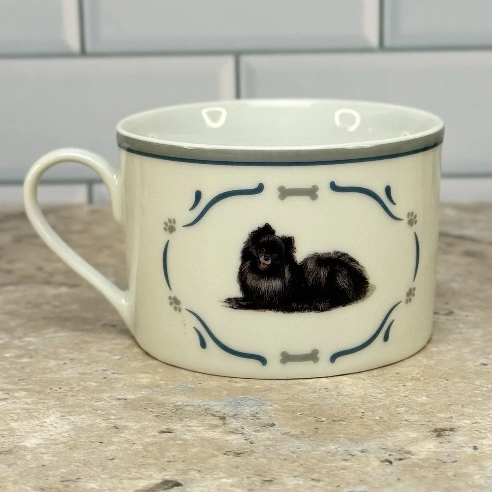 Danbury Mint Pomeranian Collection Coffee Tea Mugs Lot Of 9